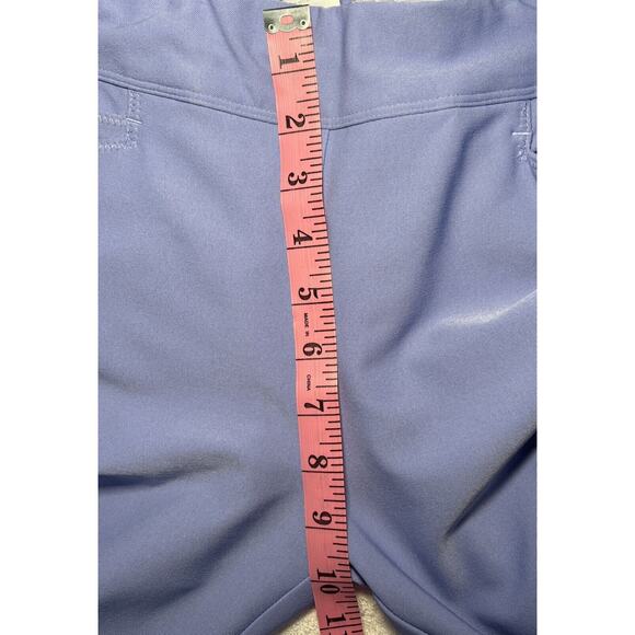 adidas Golf Shorts Womens SM - Pull On Bermuda Lightweight Stretch Periwinkle - Picture 5 of 8